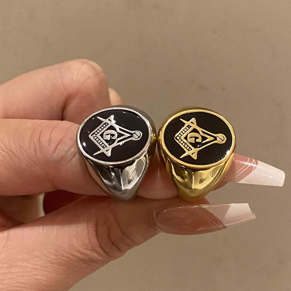 Men Vintage 316L Stainless Ste – Street Fashion Rings recenzja i cena