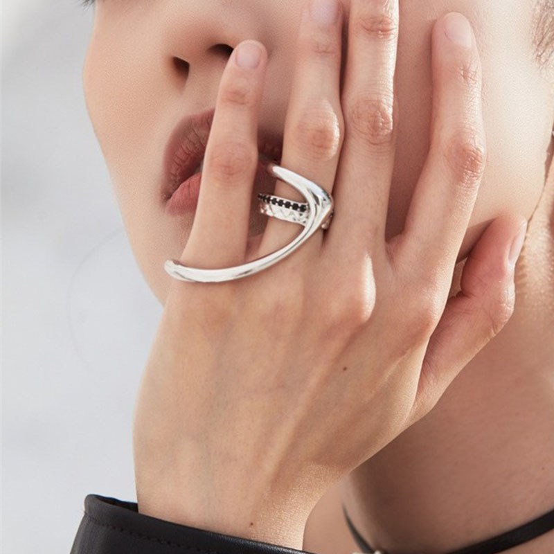 VENTFILLE 925 Sterling Silver  – Street Fashion Rings recenzja i cena