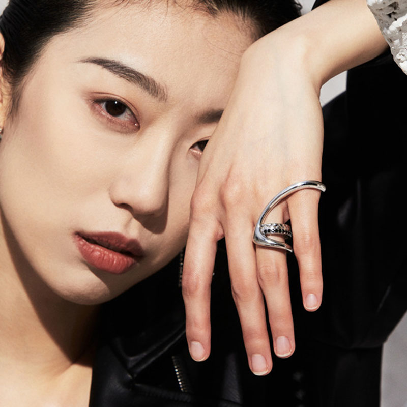 VENTFILLE 925 Sterling Silver  – Street Fashion Rings recenzja i cena