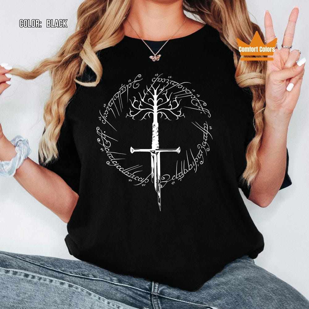 Ring Inspired T-Shirt Dark Lor – Street Fashion Rings recenzja i cena