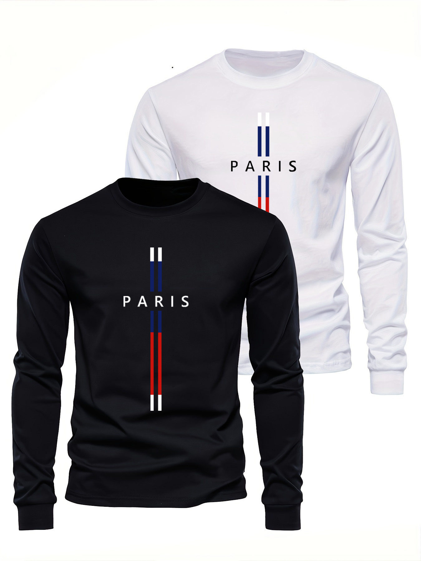 Paris Letter graphic print men – Street Fashion In Paris recenzja i cena