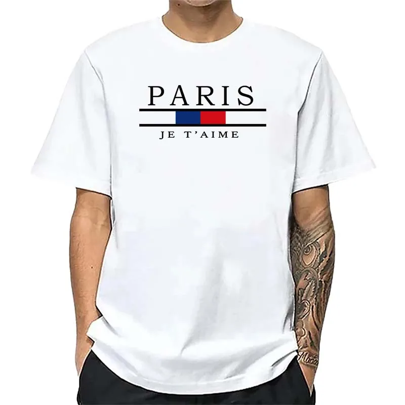 Paris Graphic Print T-shirts M – Street Fashion In Paris recenzja i cena
