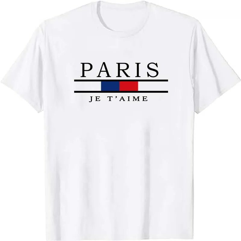 Paris Graphic Print T-shirts M – Street Fashion In Paris recenzja i cena