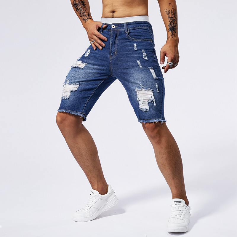 2025 Summer New Men's Ripped D – Street Fashion News recenzja i cena