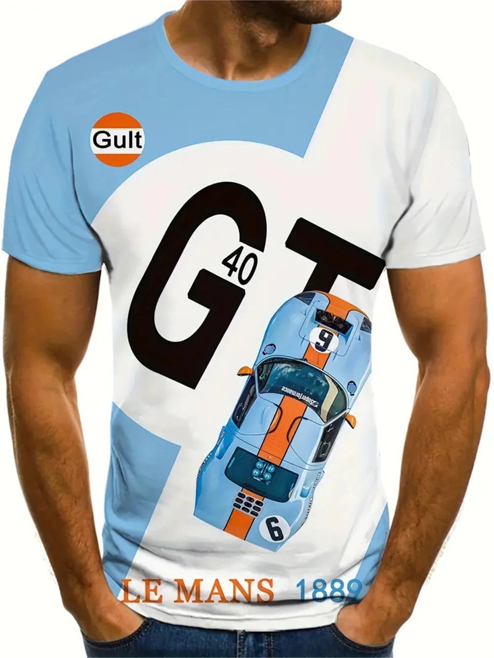 New Summer Men's T-Shirt 3D Gr – Street Fashion Magazine recenzja i cena