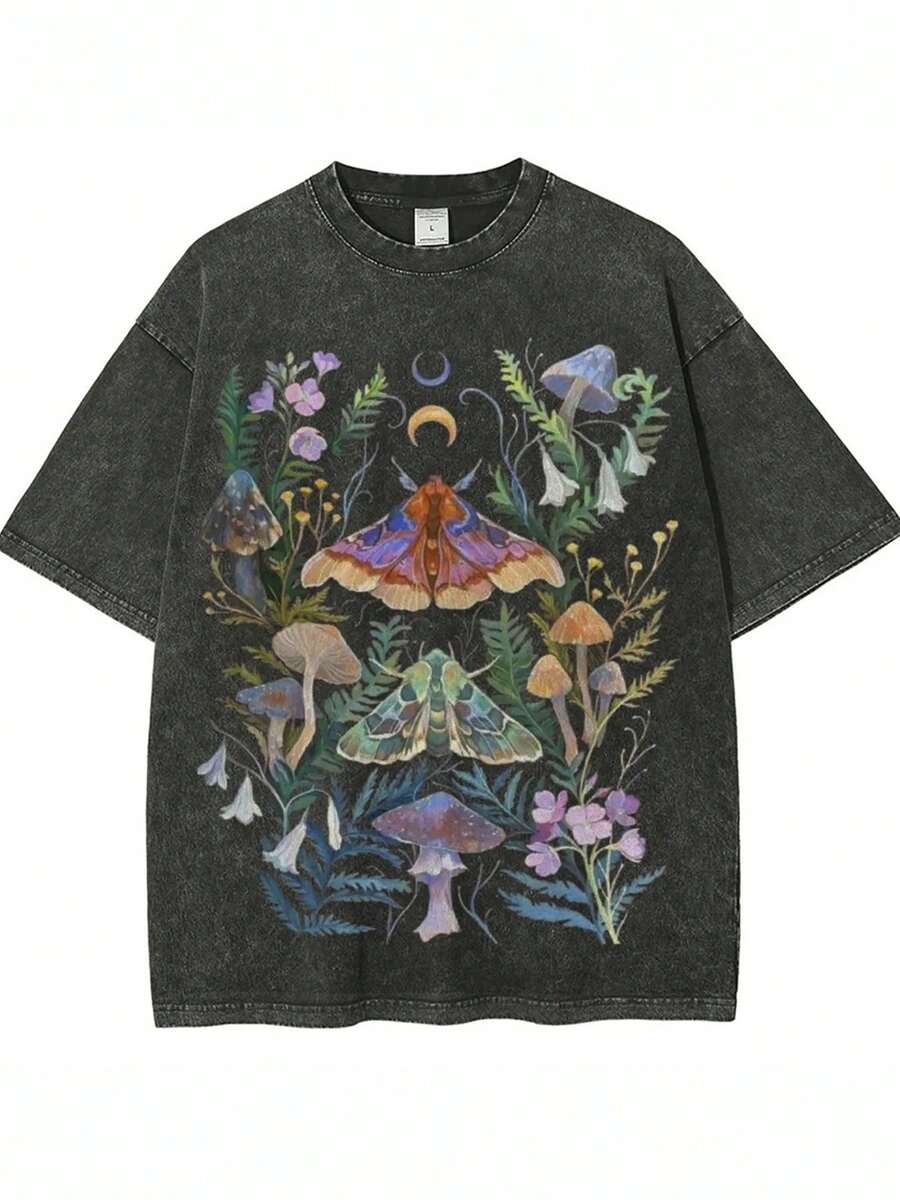 Vintage Water Washed Tee Soft  – Street Fashion Outfit For Men recenzja i cena