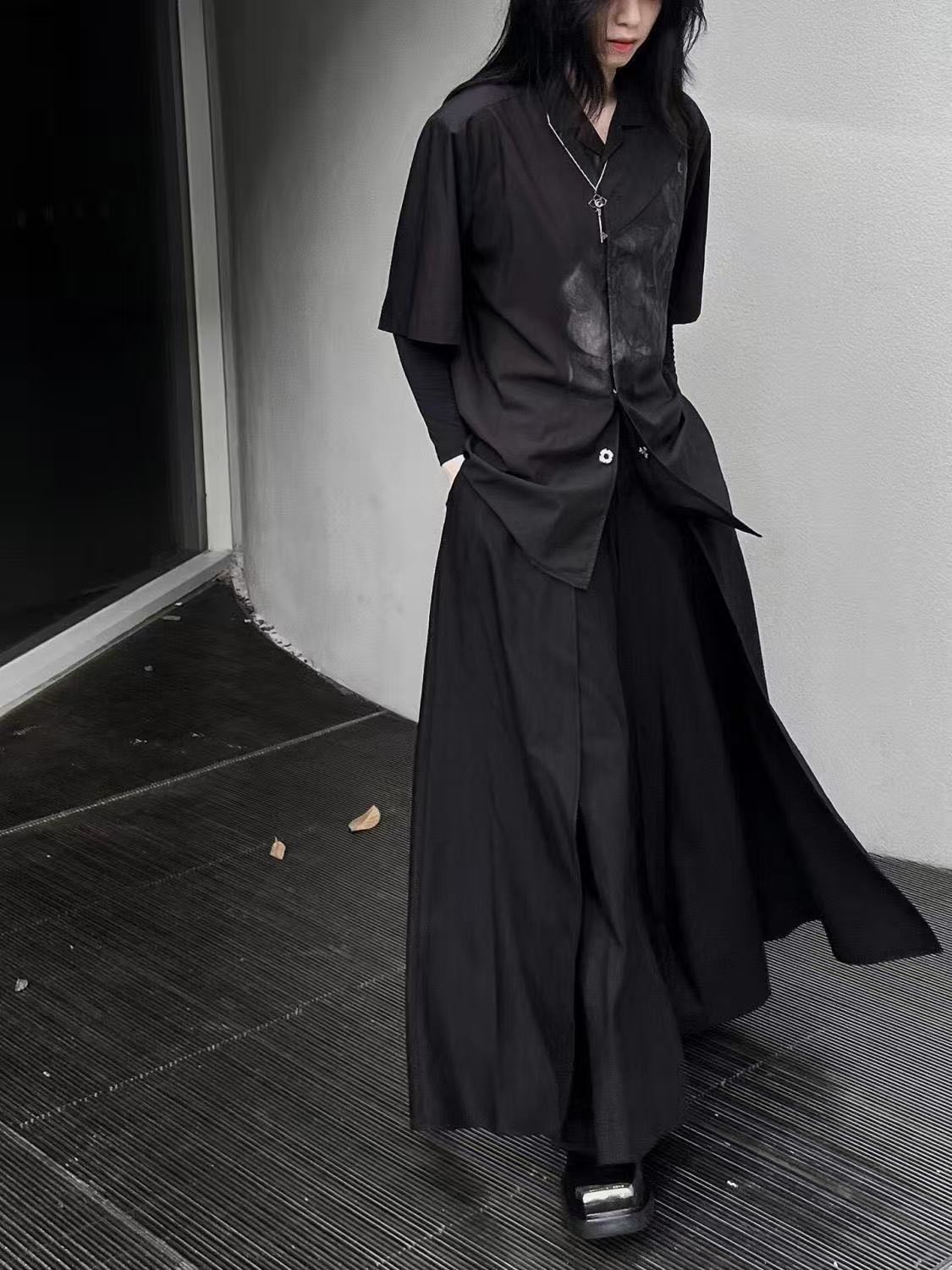 Cool Black New Chinese Style C – Street Fashion Outfit For Men recenzja i cena