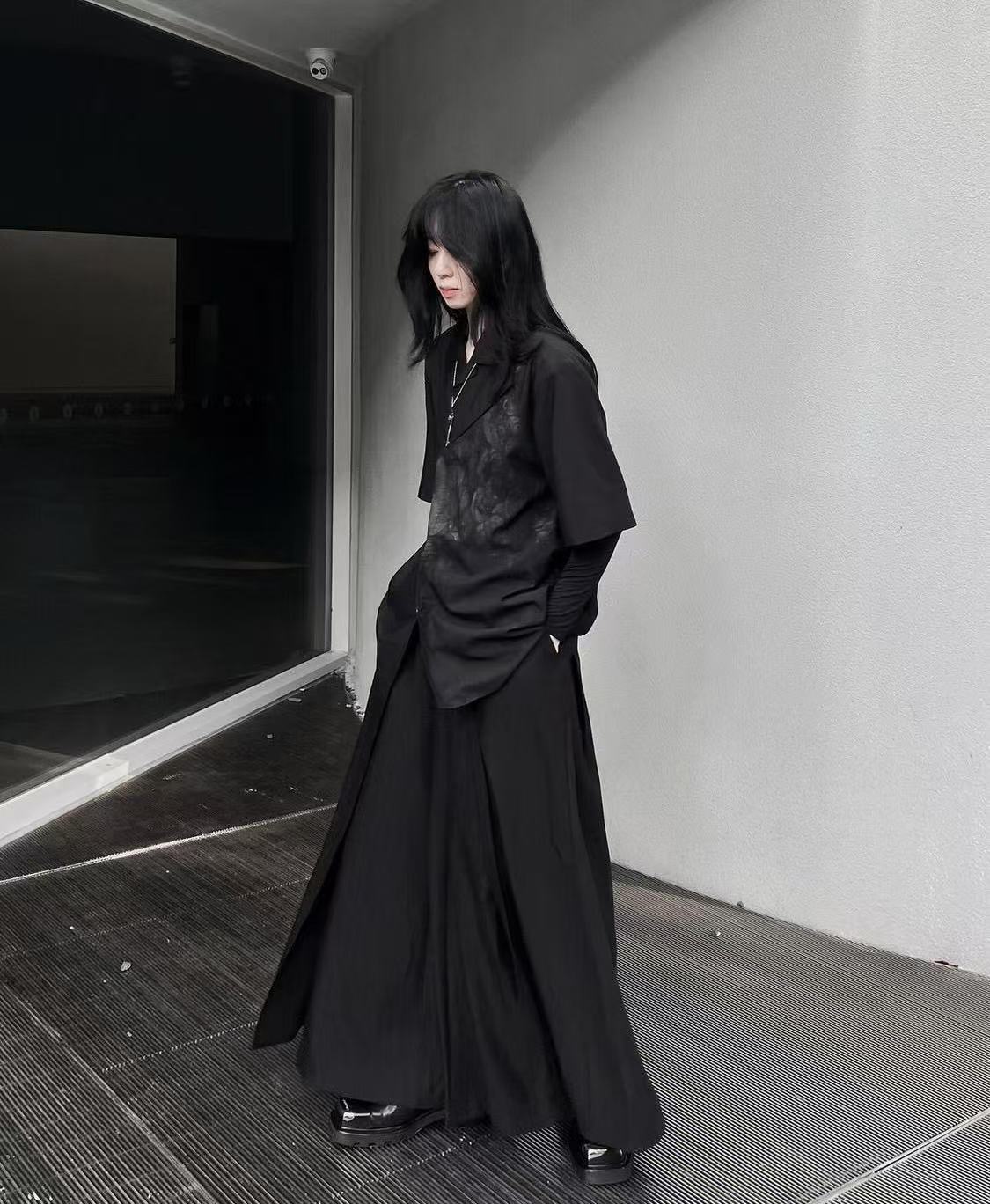 Cool Black New Chinese Style C – Street Fashion Outfit For Men recenzja i cena