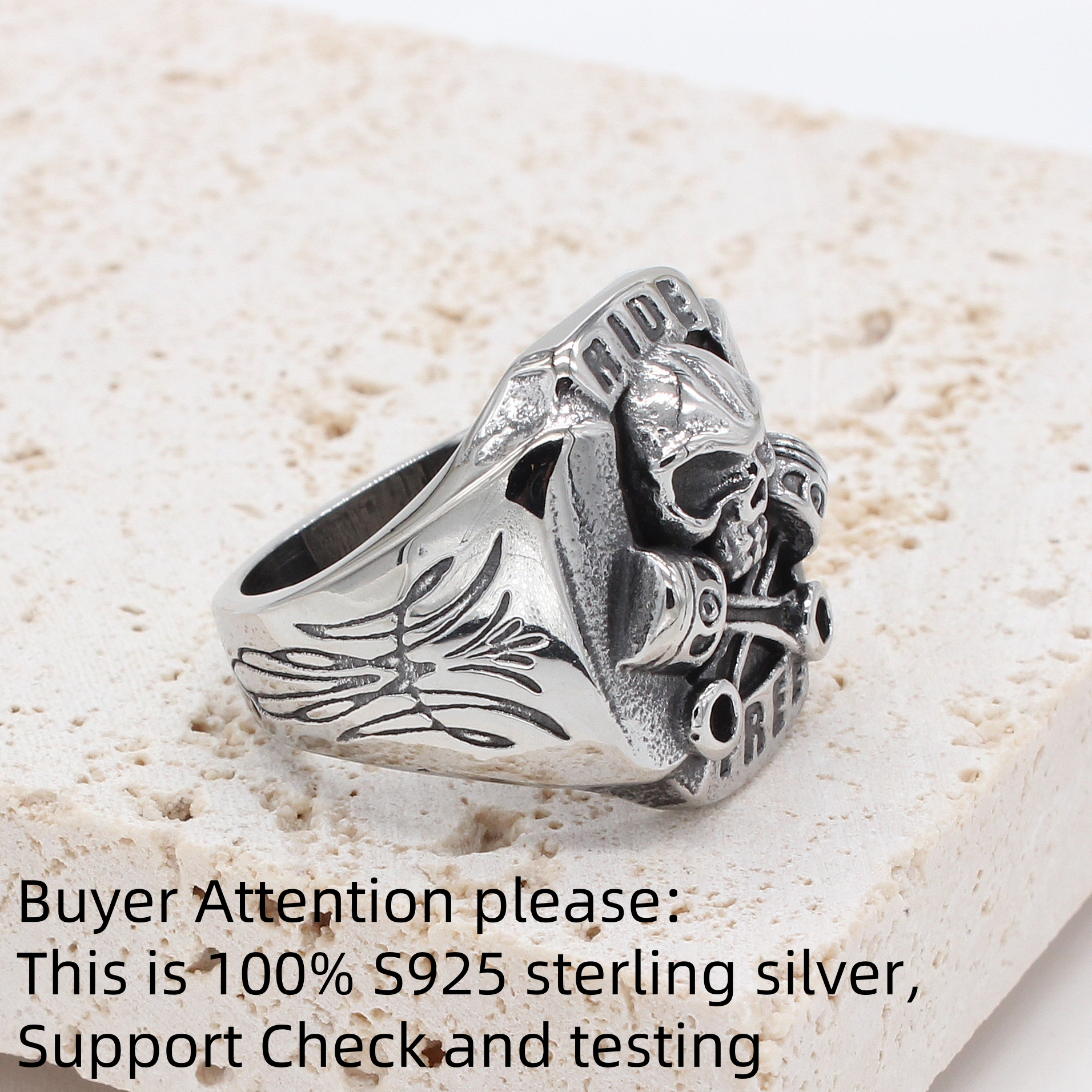 Personality Retro Punk Skull M – Street Fashion Rings recenzja i cena