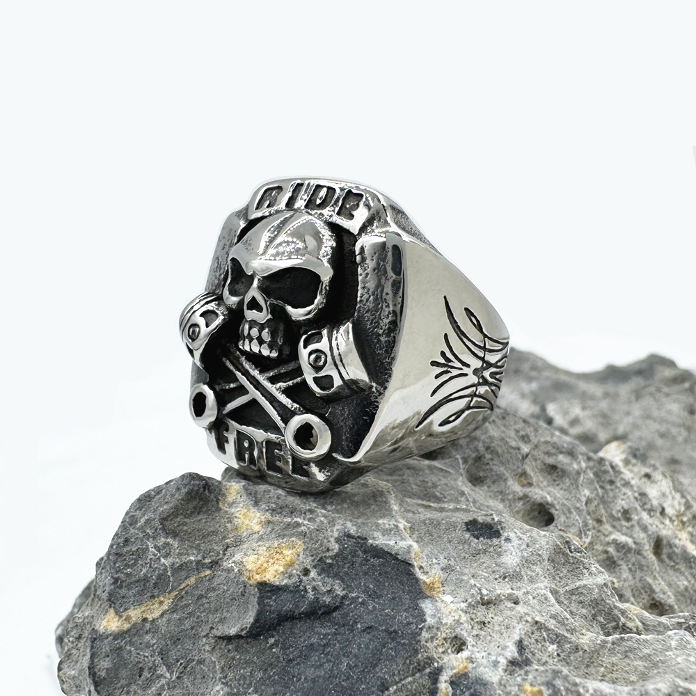 Personality Retro Punk Skull M – Street Fashion Rings recenzja i cena