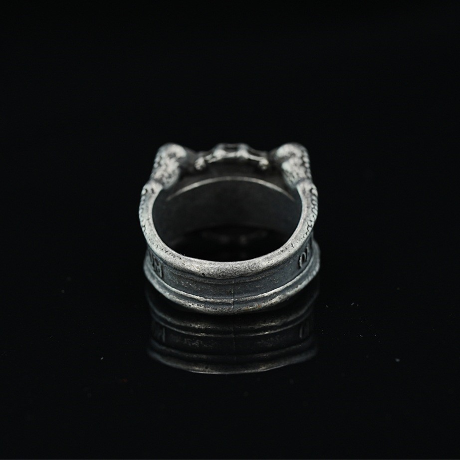 Retro Titanium Steel Dragon Cl – Street Fashion Rings recenzja i cena