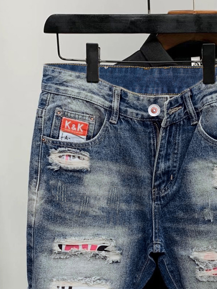 2026 Summer Ripped Straight Me – Street Fashion Jeans recenzja i cena