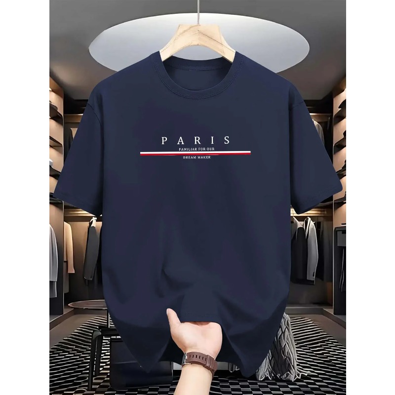 Men's 100% pure cotton summer  – Street Fashion In Paris recenzja i cena