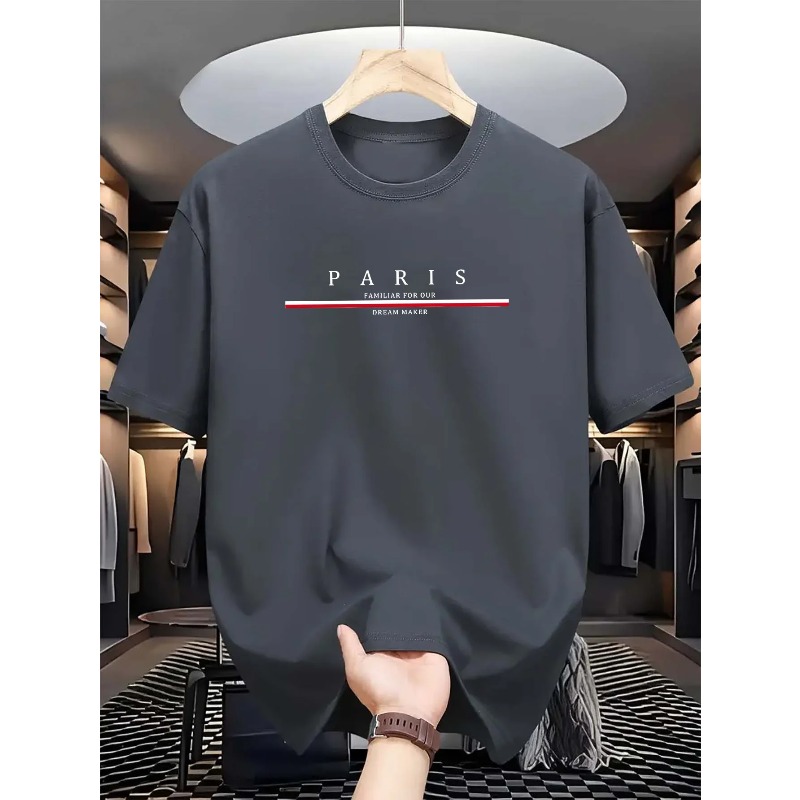 Men's 100% pure cotton summer  – Street Fashion In Paris recenzja i cena