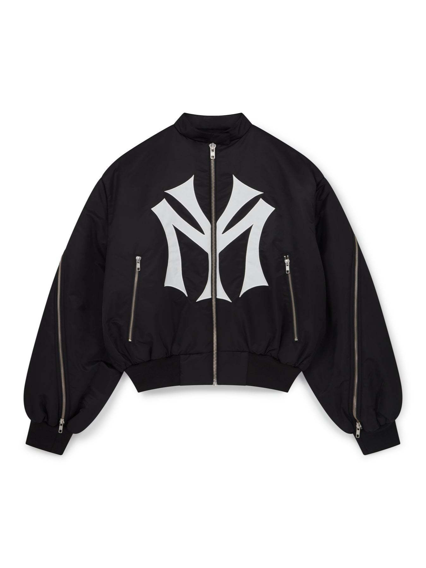 Cropped Bomber Jacket Oversize – Street Fashion Outfit For Men recenzja i cena