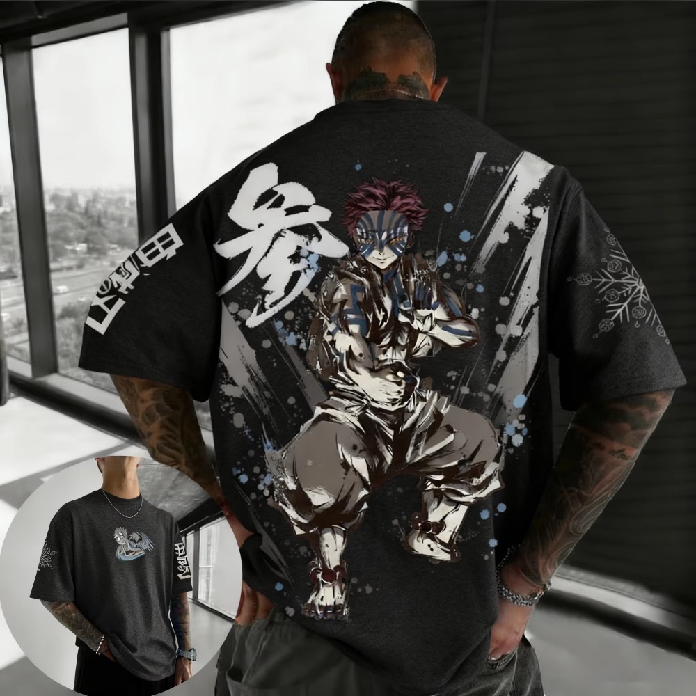 Summer Plus Size Demon Slayer  – Street Fashion Anime recenzja i cena