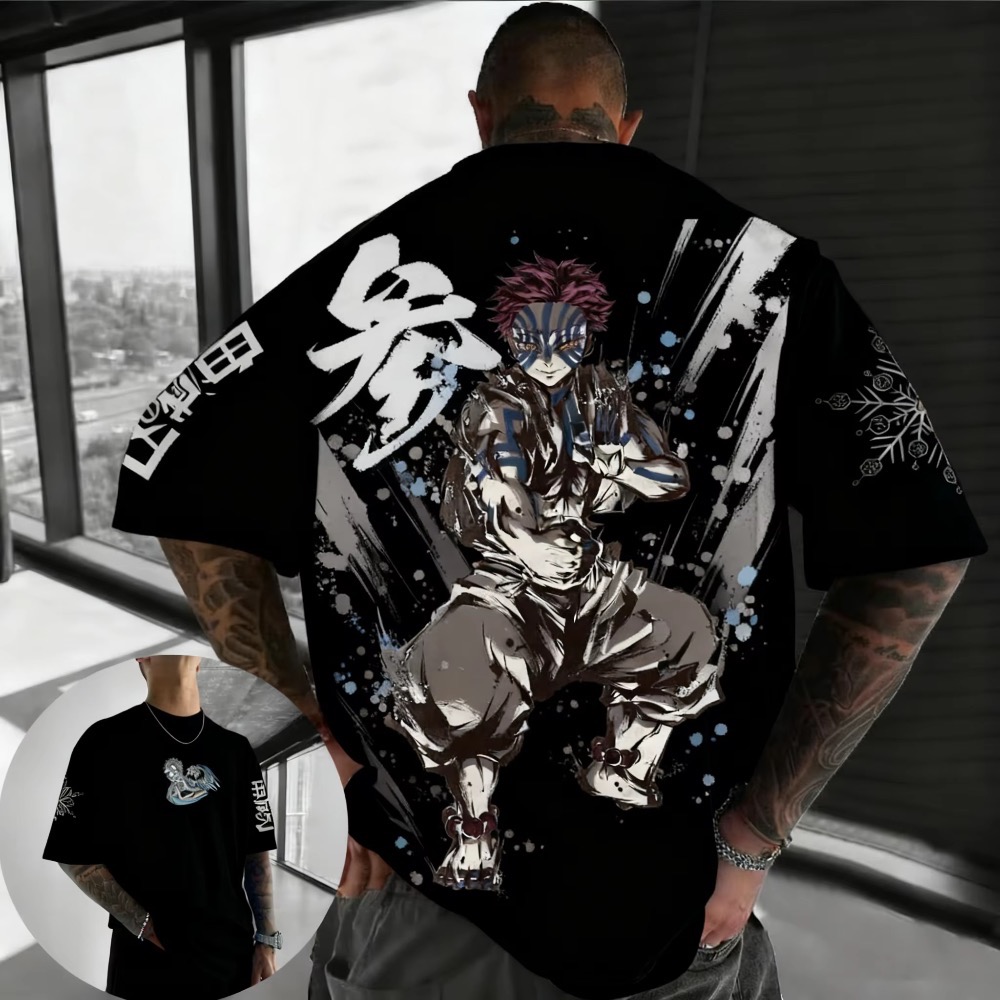 Summer Plus Size Demon Slayer  – Street Fashion Anime recenzja i cena