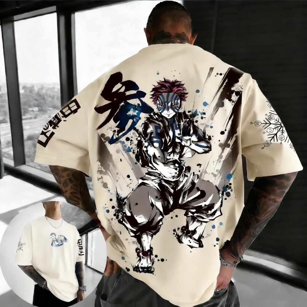 Summer Plus Size Demon Slayer  – Street Fashion Anime recenzja i cena