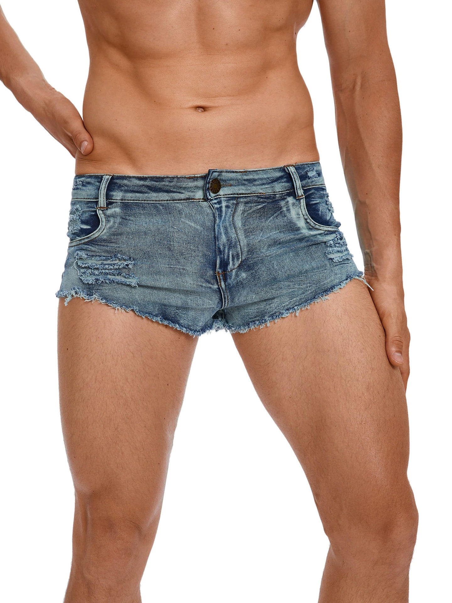 Men's Tight Low Waist Jeans Sh – Street Fashion Jeans recenzja i cena