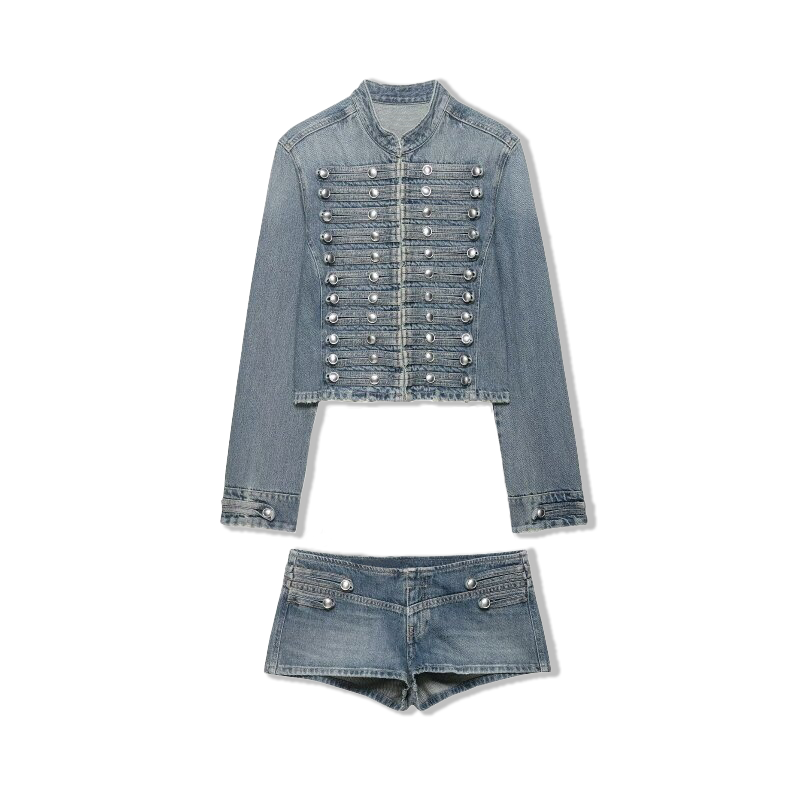 2026 New Women Denim 2 Piece S – Street Fashion News recenzja i cena