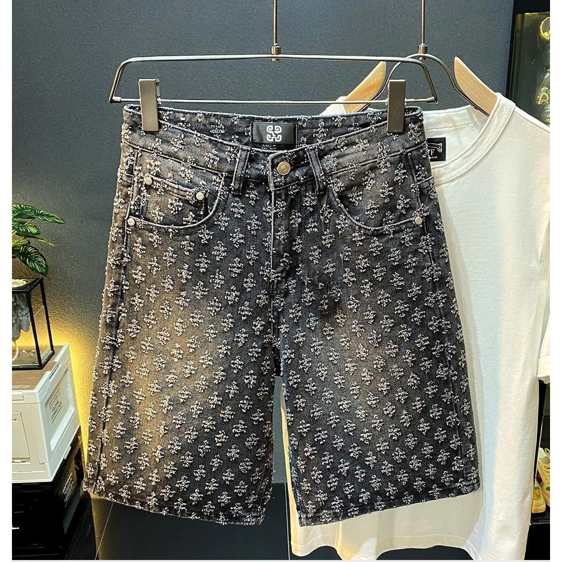 Summer High Street Denim Short – Street Fashion Jeans recenzja i cena