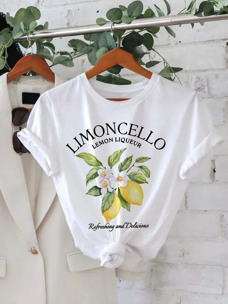Lemon Letter Print T-shirt Sho – Street Fashion Magazine recenzja i cena