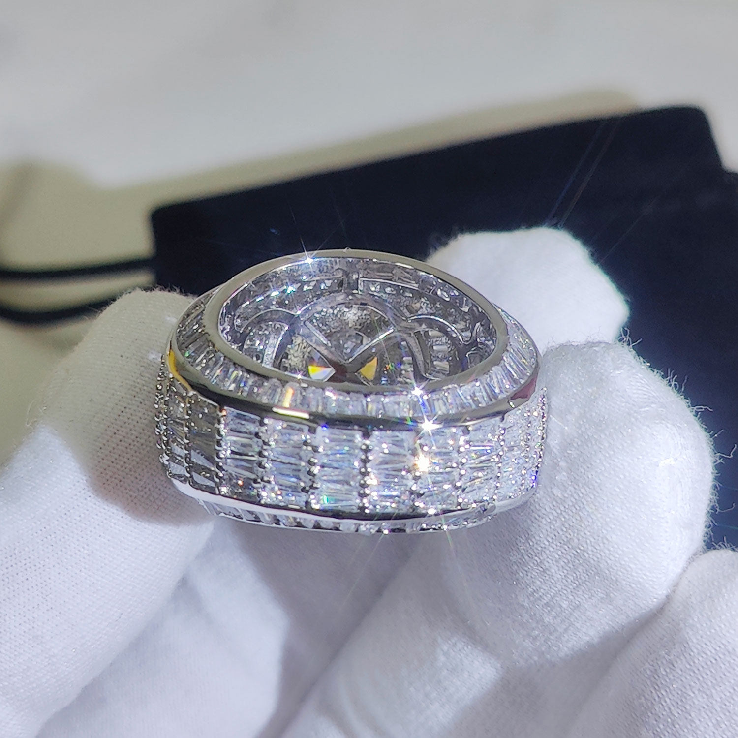 Silver/18k Gold Plated Cluster – Street Fashion Rings recenzja i cena