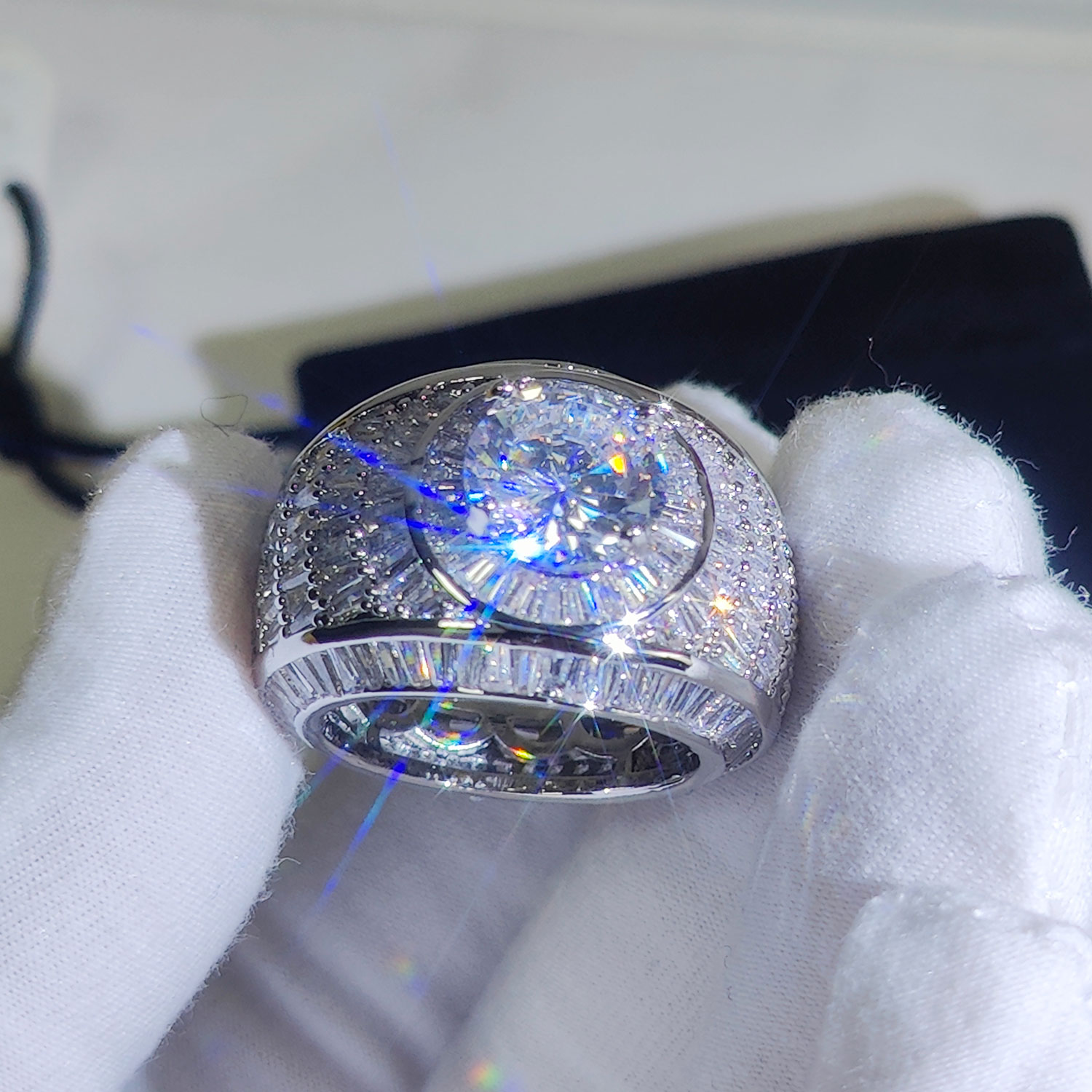 Silver/18k Gold Plated Cluster – Street Fashion Rings recenzja i cena