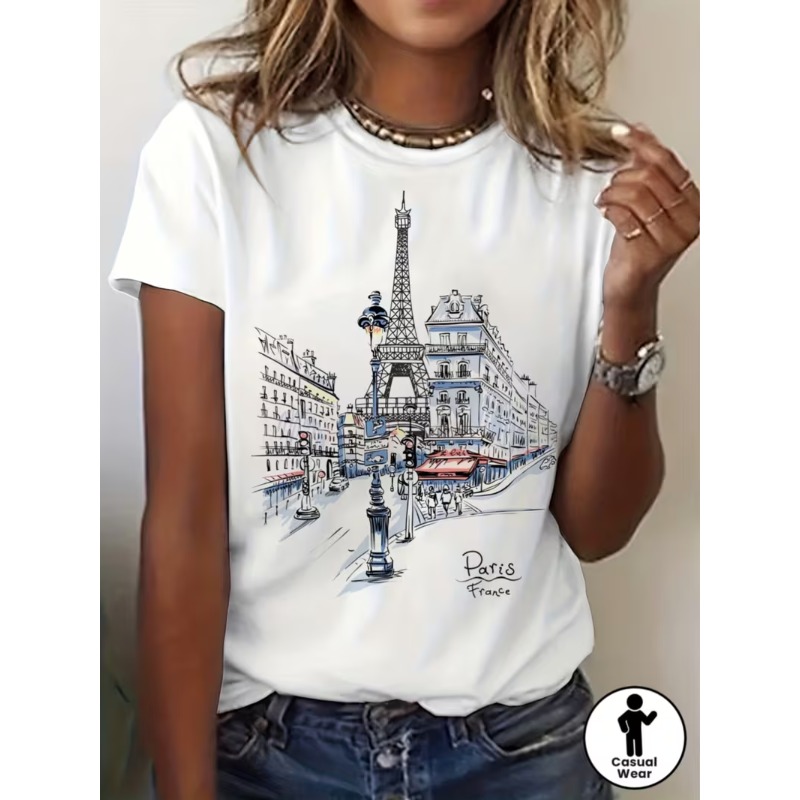Paris France Eiffel Tower Sket – Street Fashion In Paris recenzja i cena