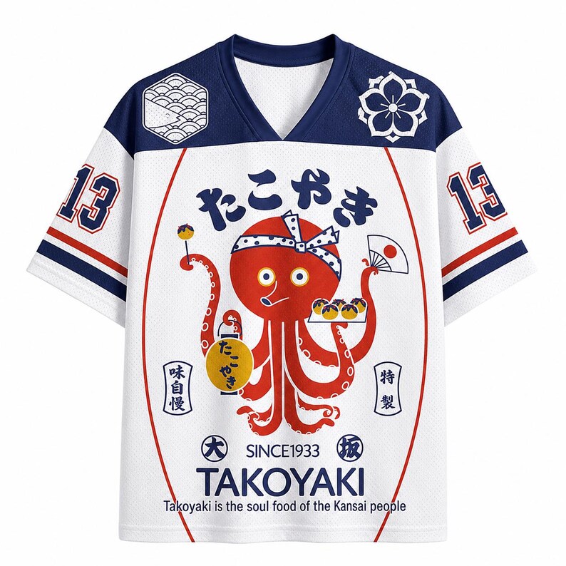 Retro Classic Osaka Octopus 3D – Street Fashion Osaka recenzja i cena