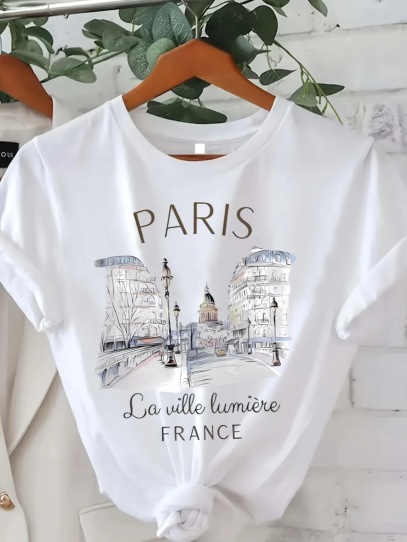 Y2k T Shirt Paris Women Print  – Street Fashion In Paris recenzja i cena