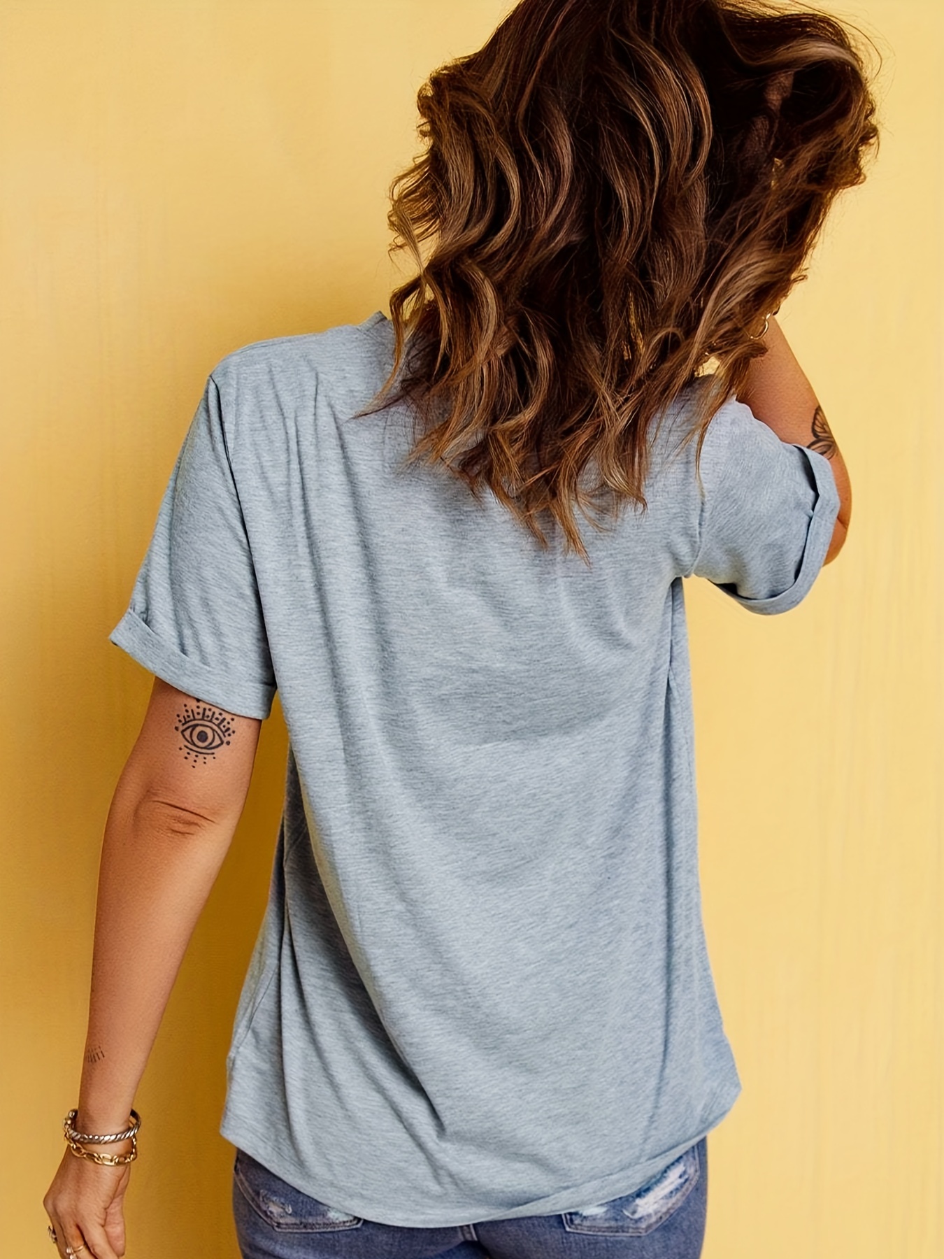 Paris Print Crew Neck T-shirt, – Street Fashion In Paris recenzja i cena