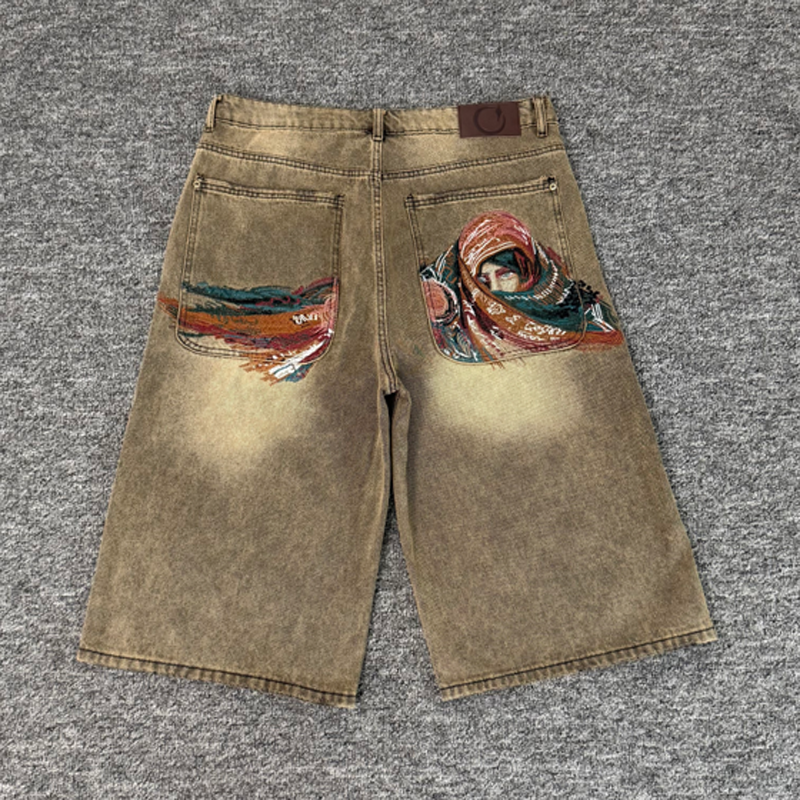 Retro Casual Masked Goddess Em – Street Fashion Jeans recenzja i cena