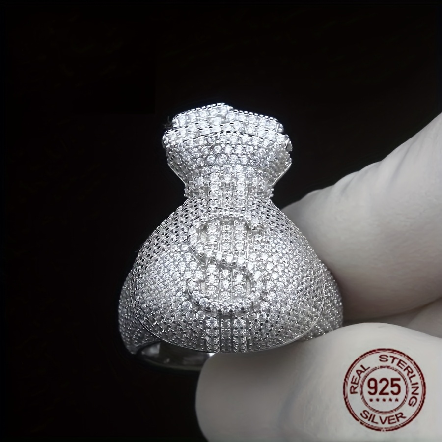 Unique Men‘s 925 Sterling Silv – Street Fashion Rings recenzja i cena