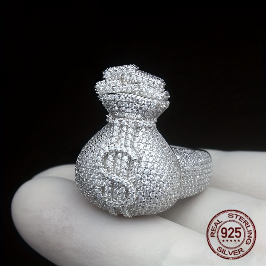 Unique Men‘s 925 Sterling Silv – Street Fashion Rings recenzja i cena