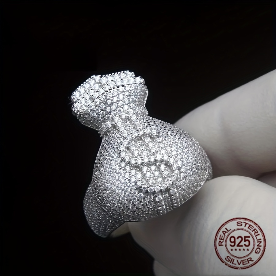 Unique Men‘s 925 Sterling Silv – Street Fashion Rings recenzja i cena