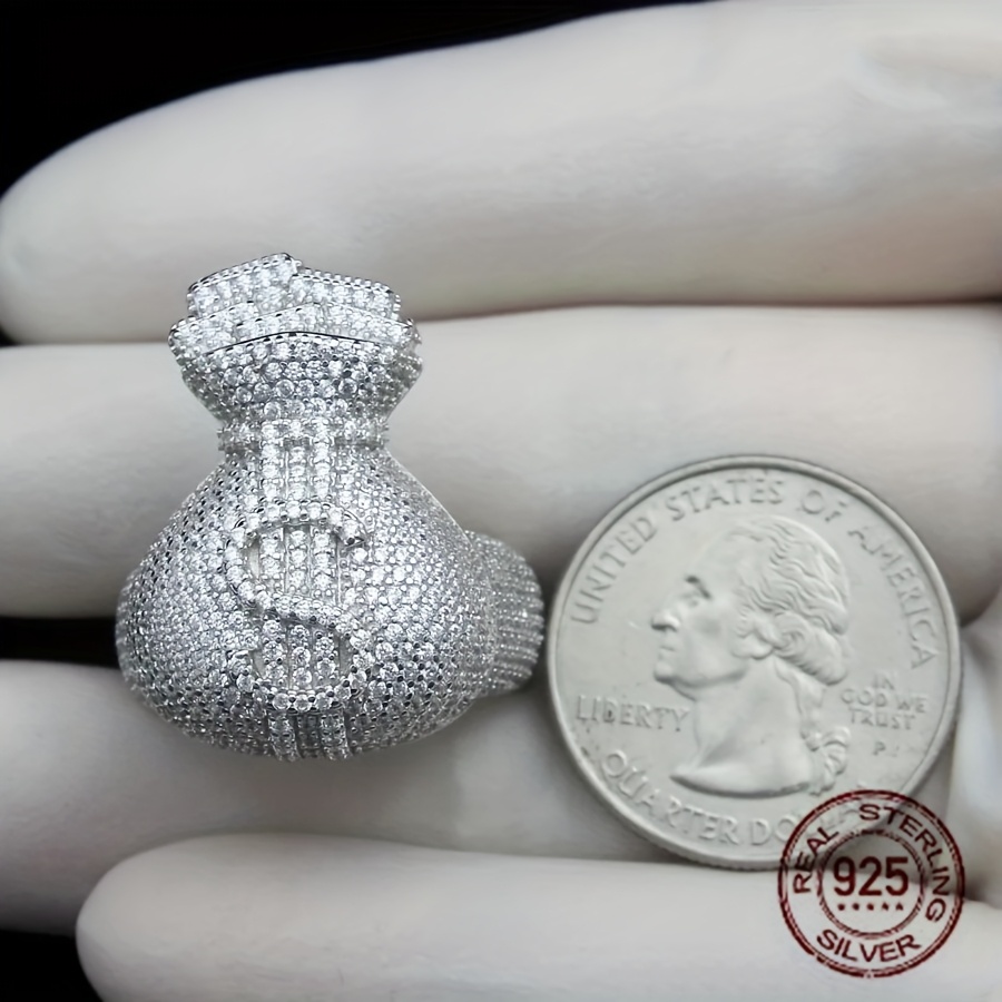 Unique Men‘s 925 Sterling Silv – Street Fashion Rings recenzja i cena