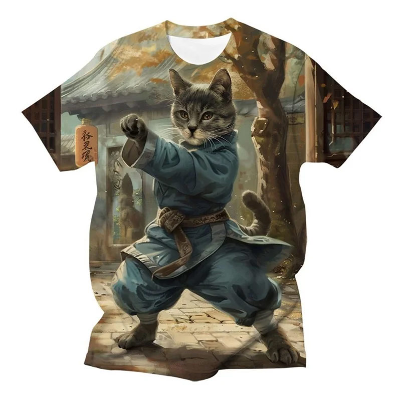 Fashion Funny Animal Cat Graph – Street Fashion Magazine recenzja i cena
