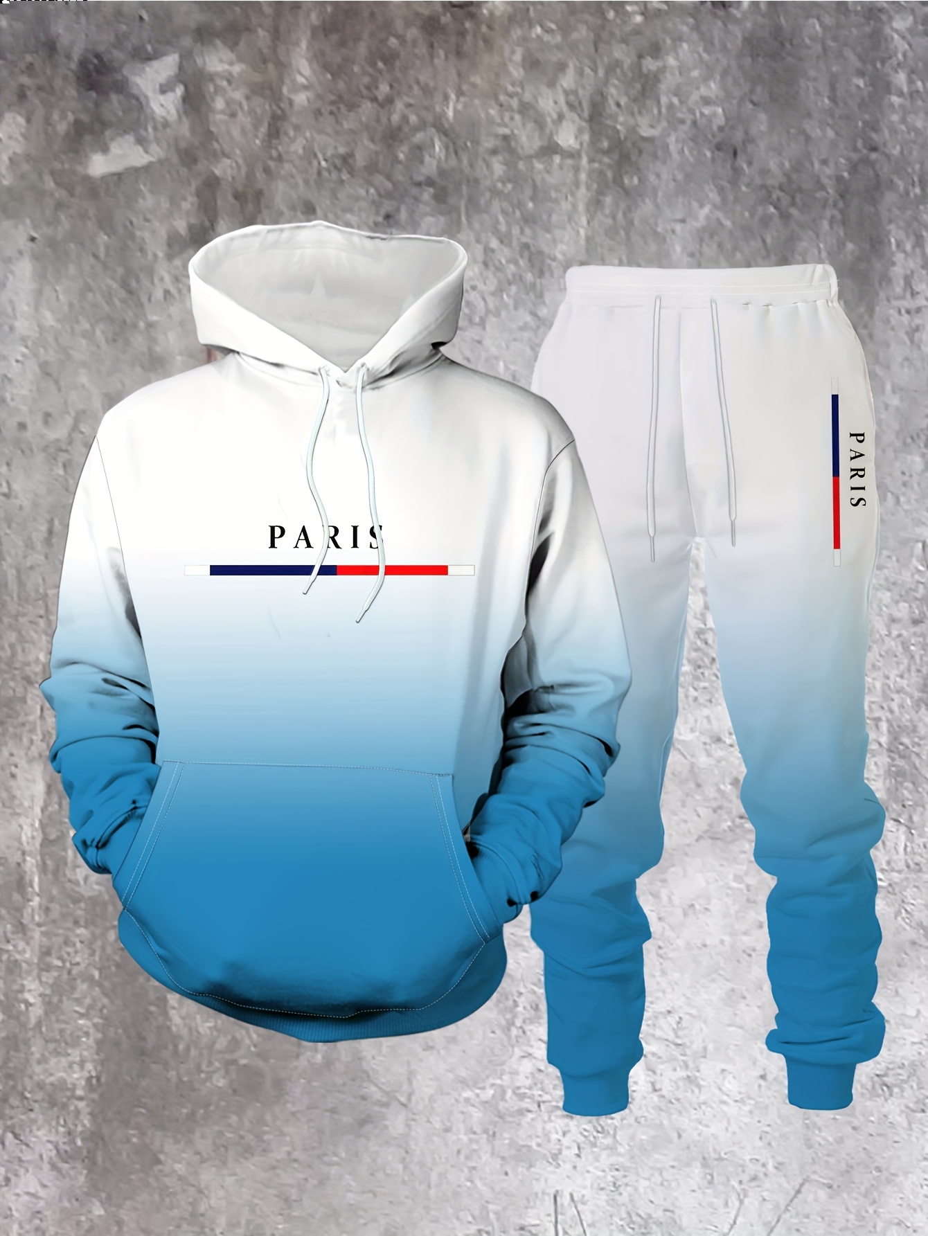 Gradient Color Paris Tracksuit – Street Fashion In Paris recenzja i cena