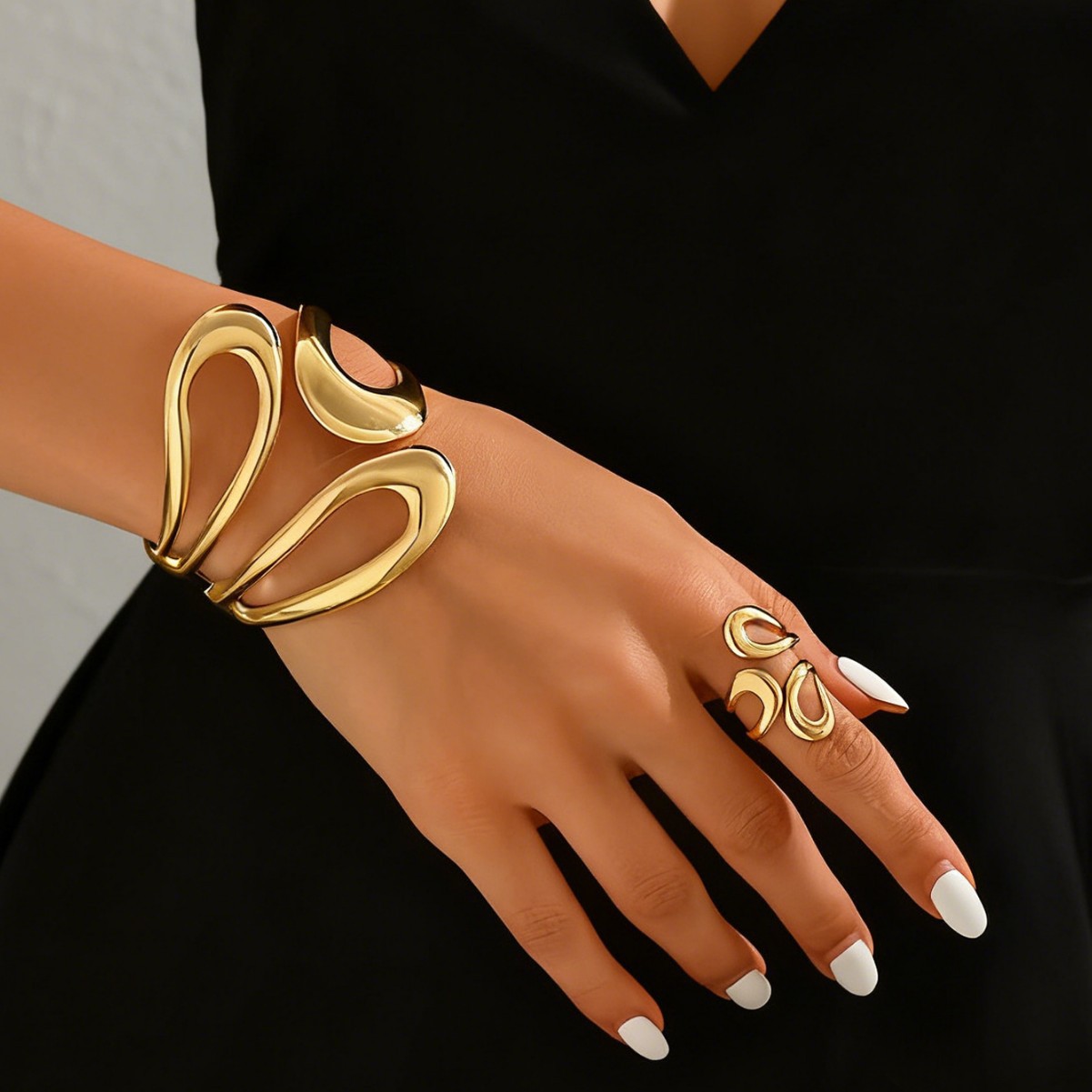 1 set of fashionable exaggerat – Street Fashion Rings recenzja i cena
