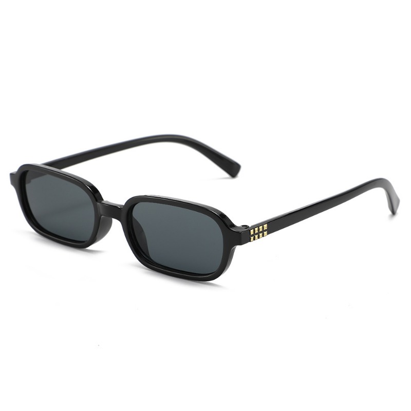 New Small Square Frame Sunglas – Street Fashion Photography recenzja i cena
