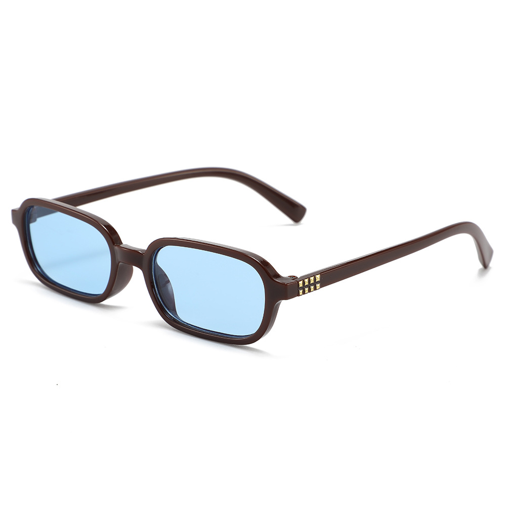 New Small Square Frame Sunglas – Street Fashion Photography recenzja i cena