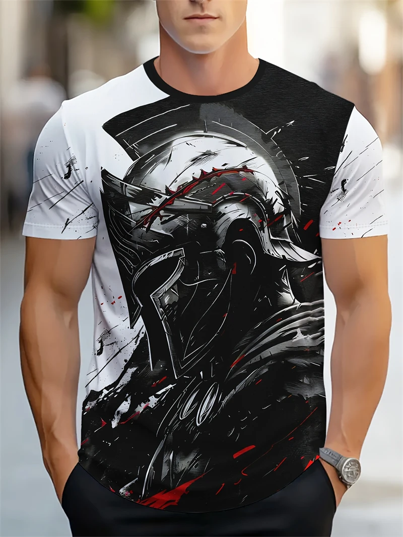 Mens Spartan Warrior Helmet 3D – Street Fashion Outfit For Men recenzja i cena