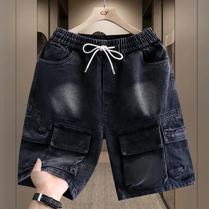 Men's Cargo Shorts New Summer  – Street Fashion Jeans recenzja i cena
