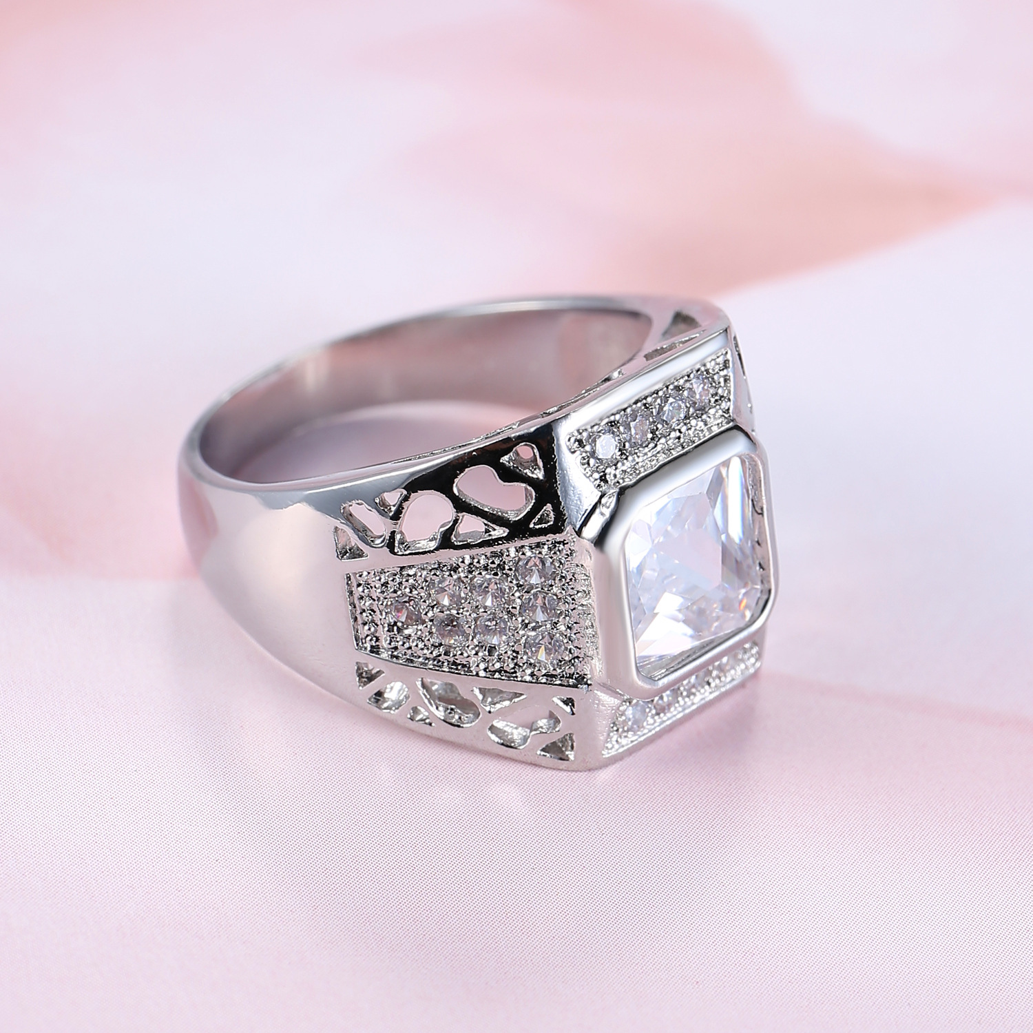 Luxury 925 Sterling Silver Hip – Street Fashion Rings recenzja i cena