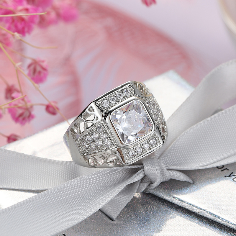 Luxury 925 Sterling Silver Hip – Street Fashion Rings recenzja i cena